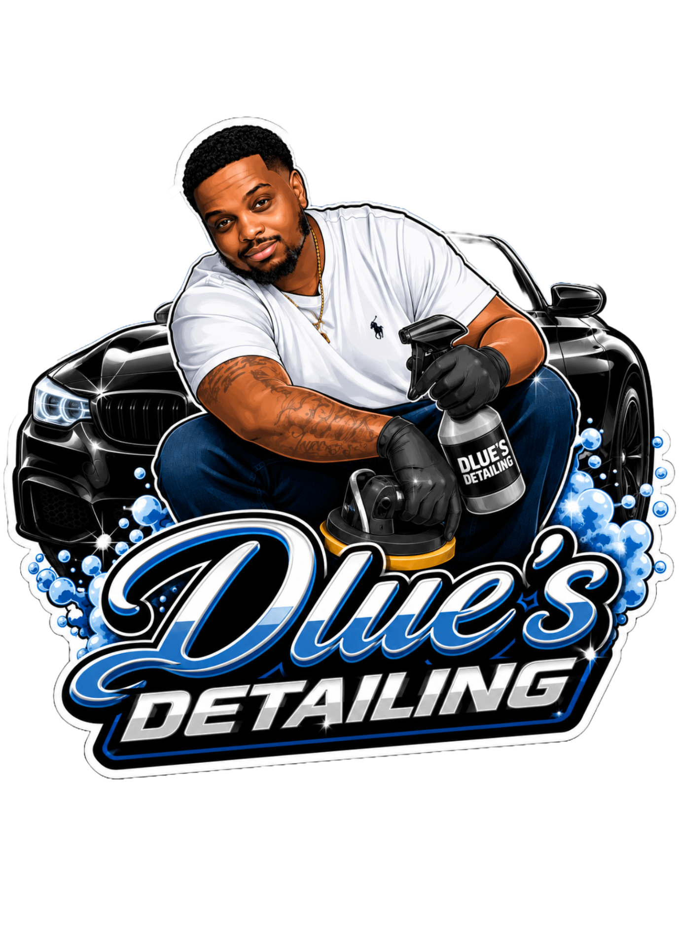 Dlue's Detailing logo